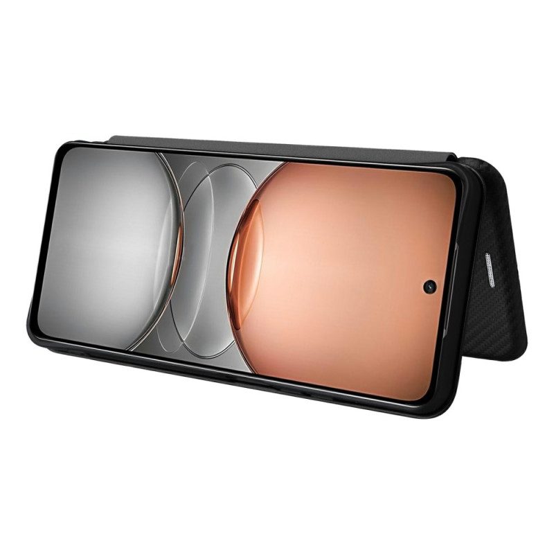 Nahkakotelo Realme C75 Hiilikuitu