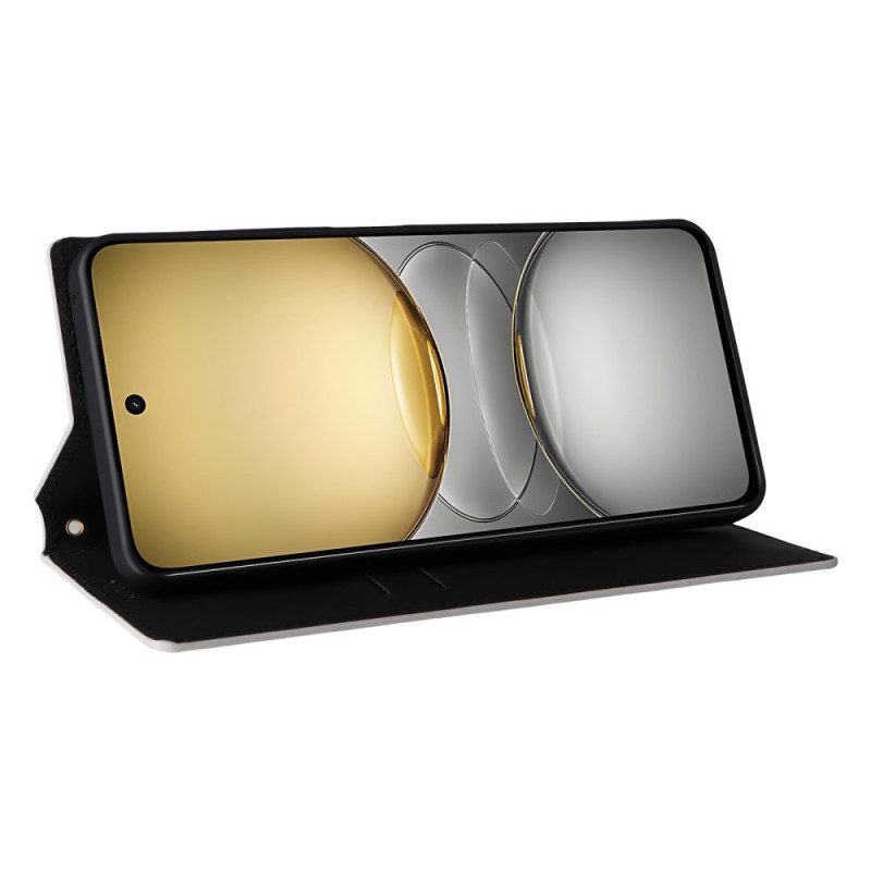 Nahkakotelo Realme C75 Timanttikuvio