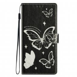 Kotelot Oppo Reno 14 5g Puhelinkuoret Mustavalkoiset Perhoset