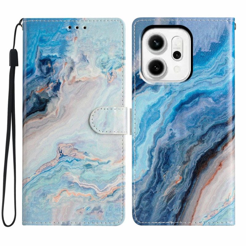 Kotelot Oppo Reno 14 5g Puhelinkuoret Sininen Marmori