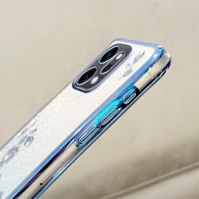 Kuori Oppo Reno 14 5g Kukat Ja Strasseja