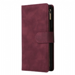 Kotelot Samsung Galaxy S26 Puhelinkuoret Mokkanahkakuvioinen Vetoketjullinen Lompakko