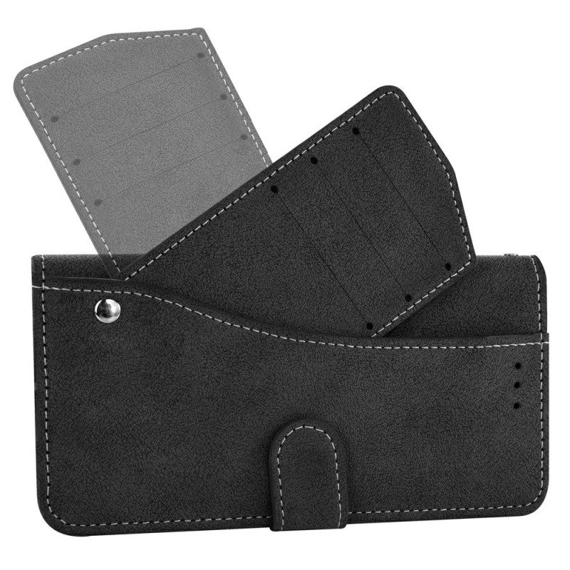 Kotelot Samsung Galaxy S26 Puhelinkuoret Retrotyylinen Lompakko Pyörivällä Korttitelineellä