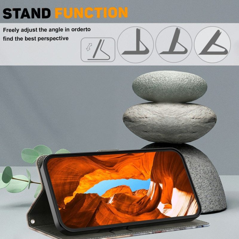 Kotelot Samsung Galaxy S26 Sininen Kultainen Pioni