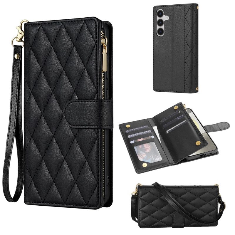 Kotelot Samsung Galaxy S26 Tikattu Ja Säädettävä Olkahihna