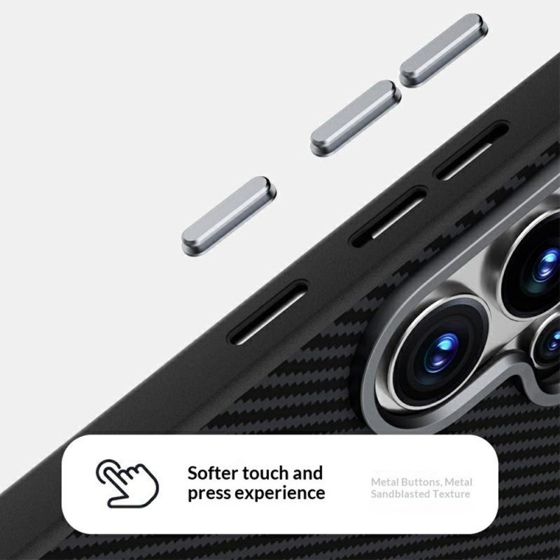 Kuori Samsung Galaxy S26 Abeel Hiilikuitutekstuuri Magneettinen