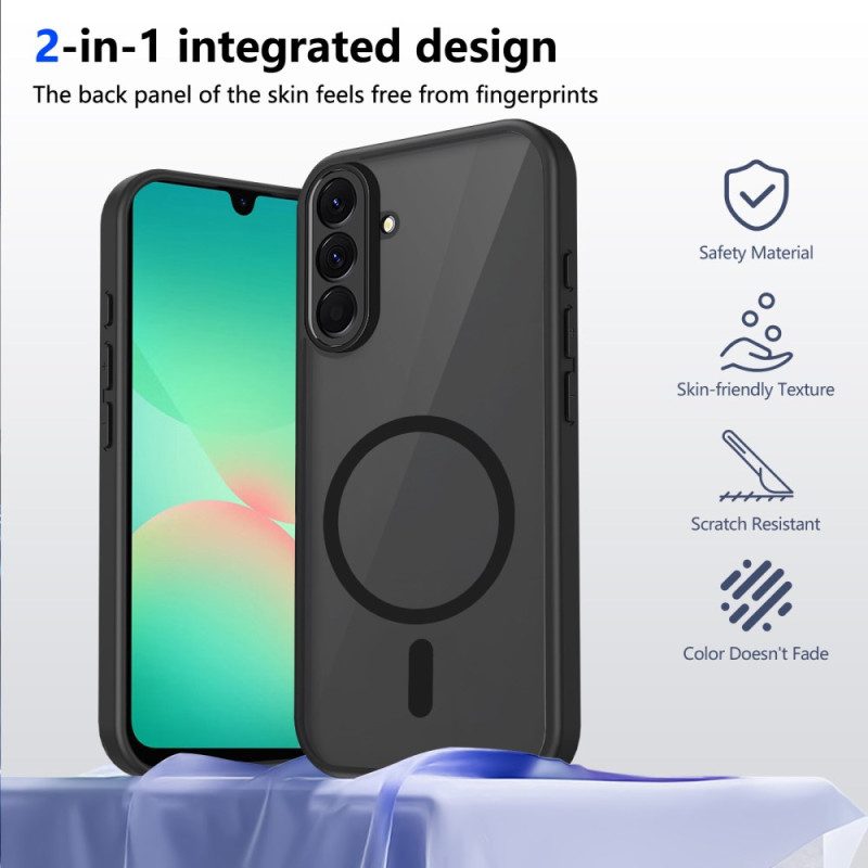 Kuori Samsung Galaxy S26 Läpikuultava Magneettinen Putoamisenestokotelo