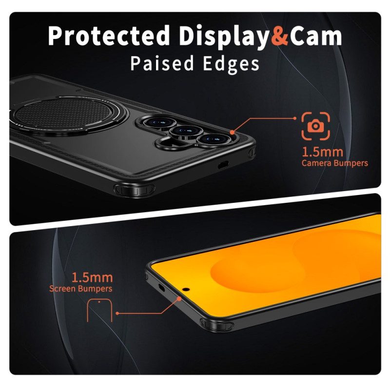 Kuori Samsung Galaxy S26 Magneettinen Ja Pyörivä Jalusta