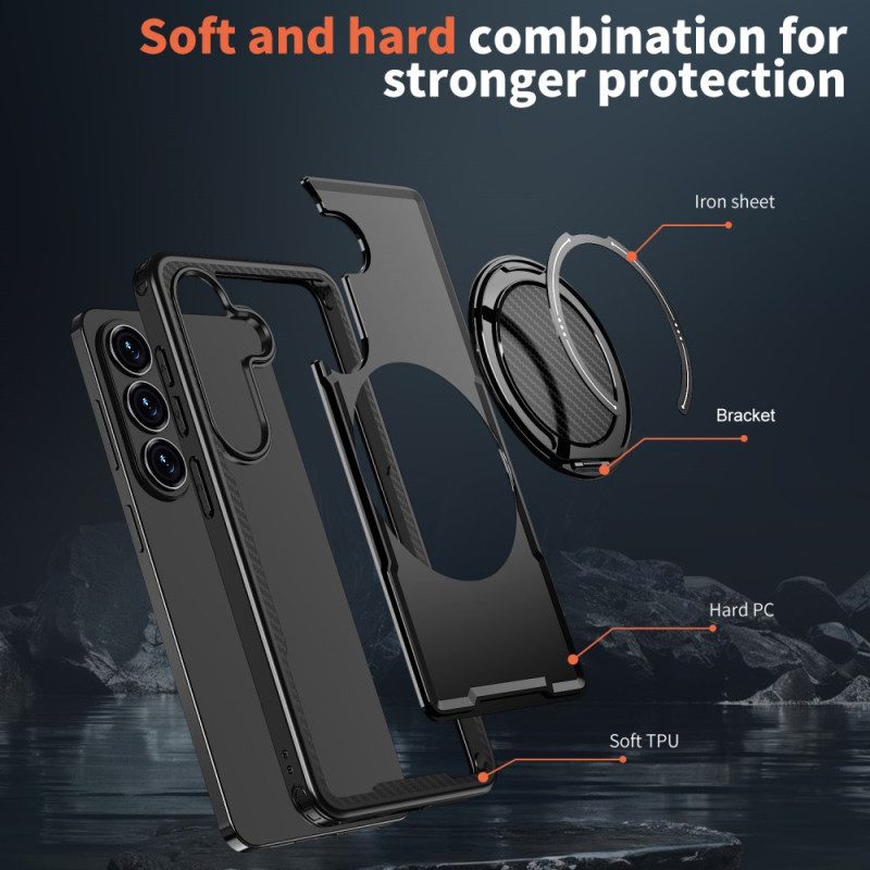 Kuori Samsung Galaxy S26 Magneettinen Ja Pyörivä Jalusta