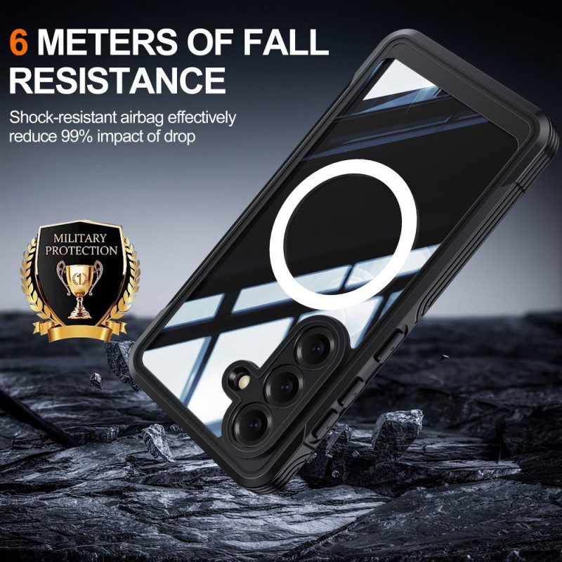 Kuori Samsung Galaxy S26 Magneettinen Karkaistulla Lasilla Suojakalvolla