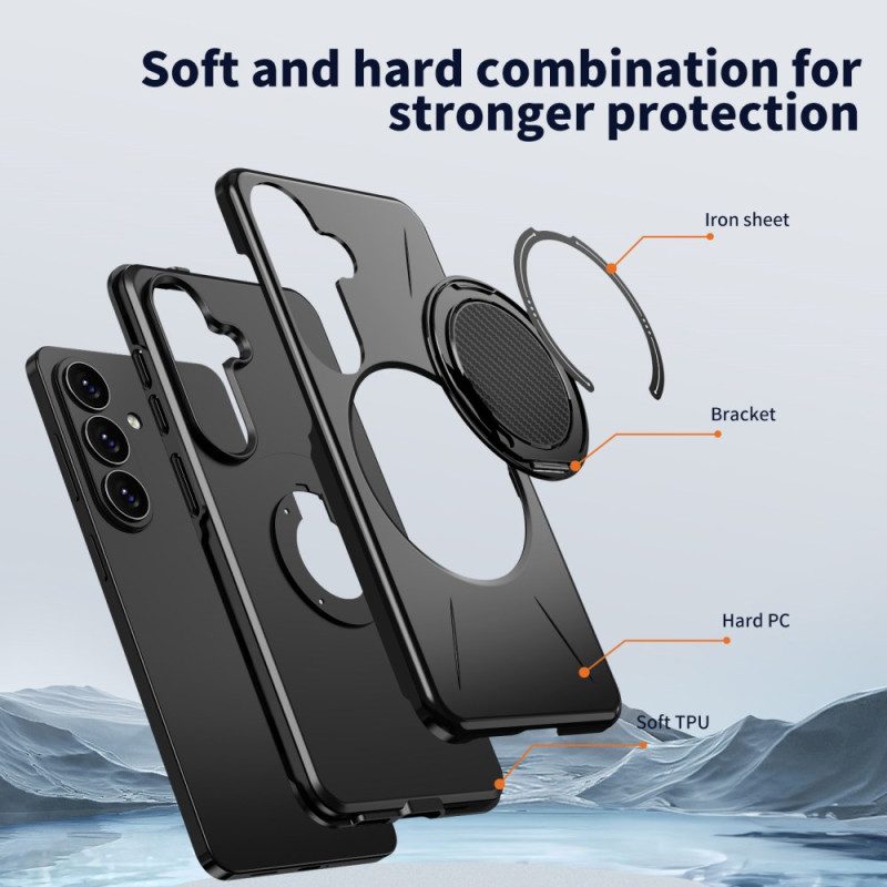 Kuori Samsung Galaxy S26 Magneettinen Pyörivällä Jalustalla