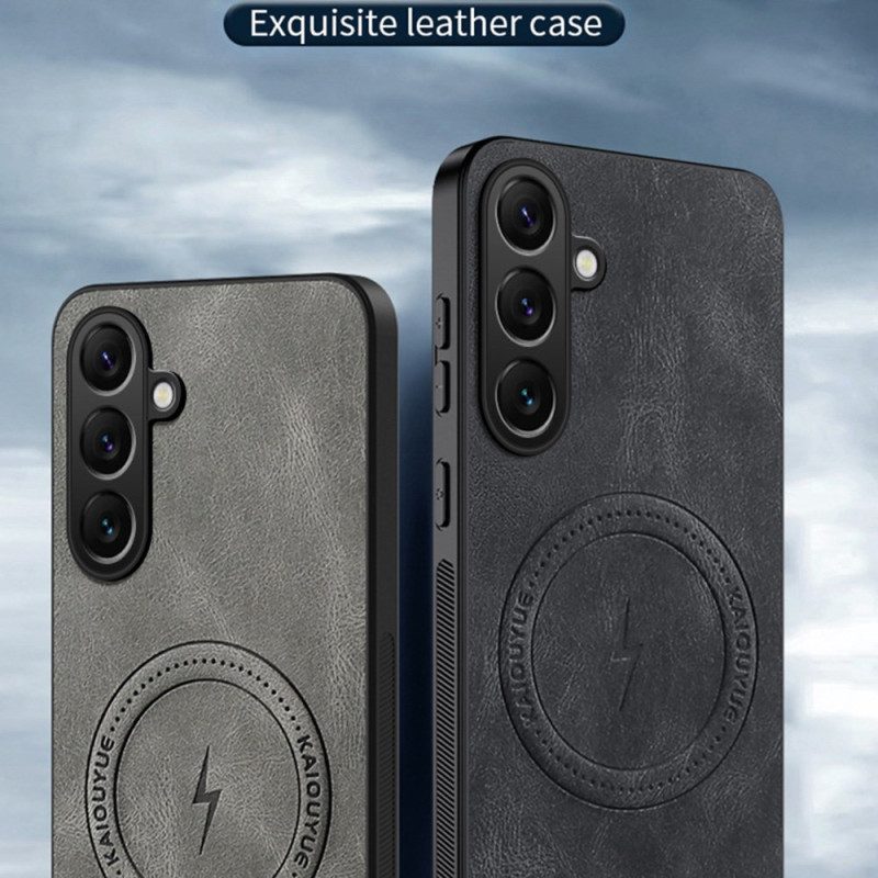 Kuori Samsung Galaxy S26 Nahkaefektimagneettinen