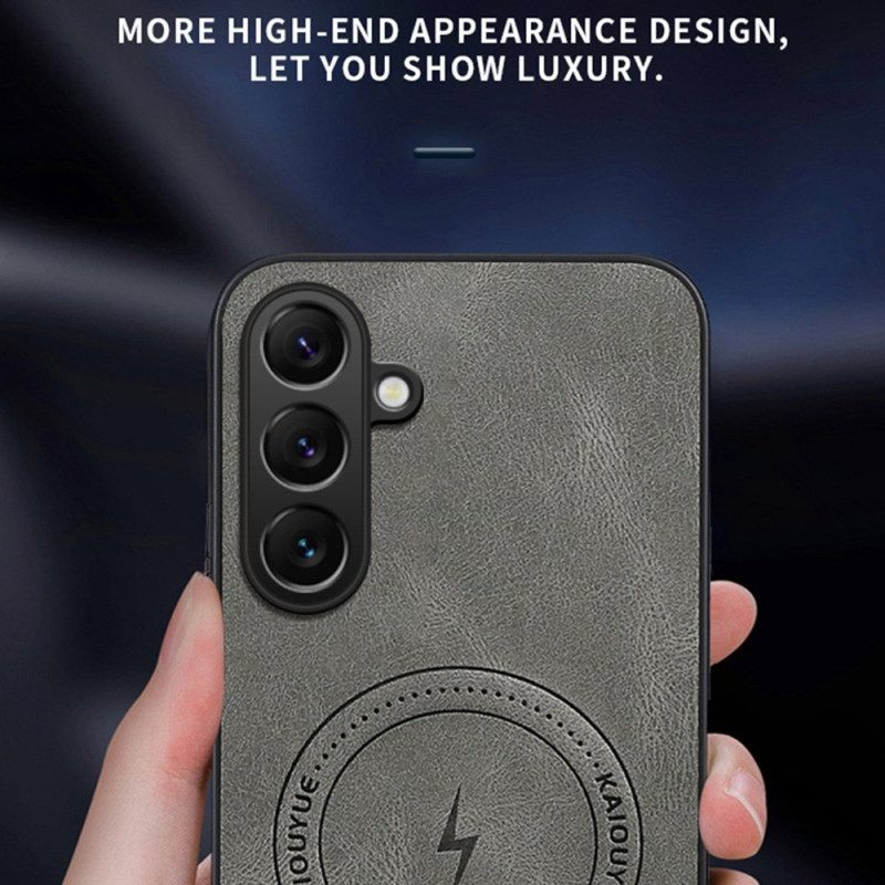 Kuori Samsung Galaxy S26 Nahkaefektimagneettinen