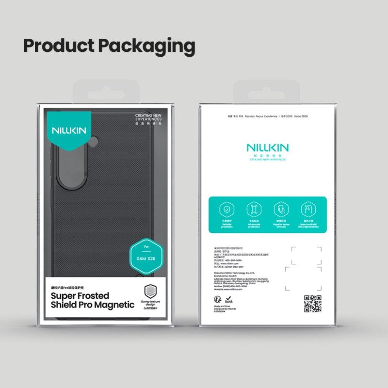 Kuori Samsung Galaxy S26 Nillkin Super Frosted Shield -magneettilompakko