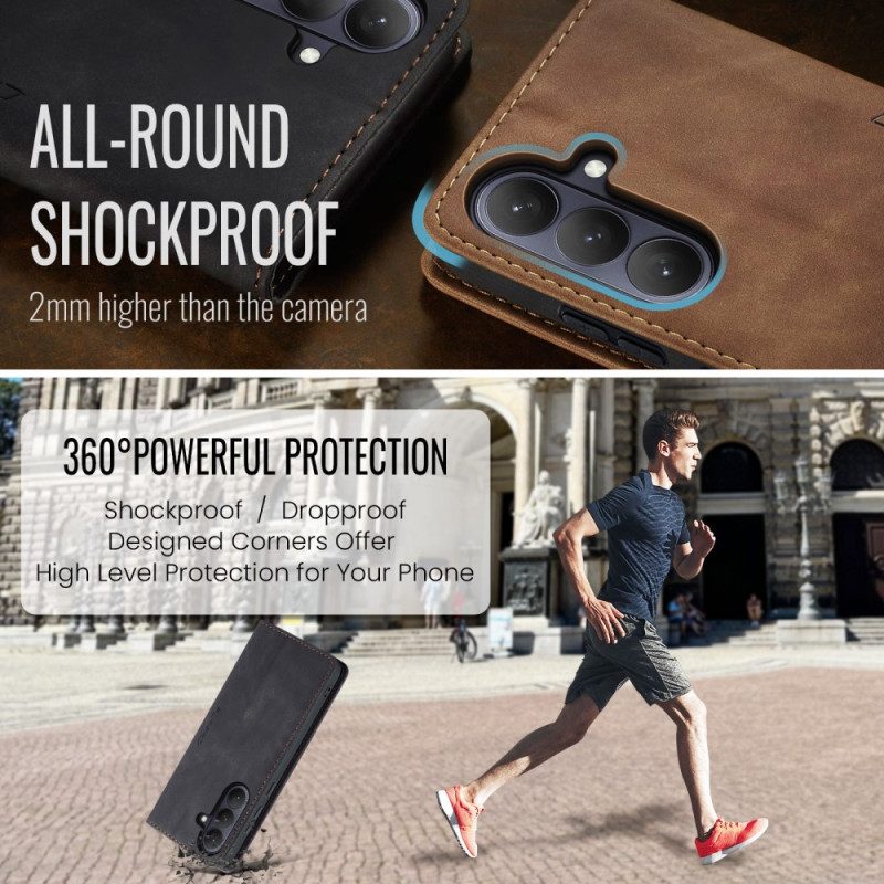 Nahkakotelo Samsung Galaxy S26 Caseme Suojakuori