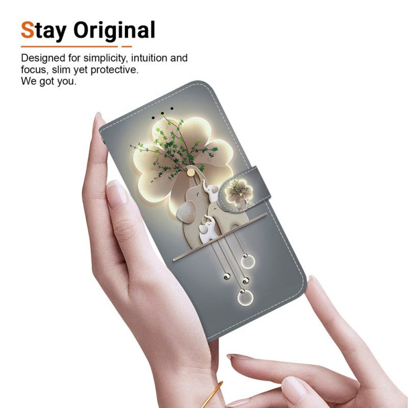 Nahkakotelo Samsung Galaxy S26 Kolme Norsua