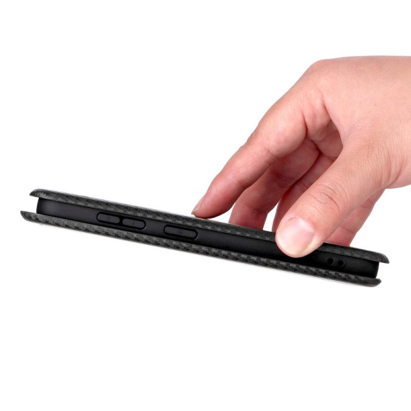 Nahkakotelo Samsung Galaxy S26 Kuitukuvioinen Hiilikuitu Suojakuori