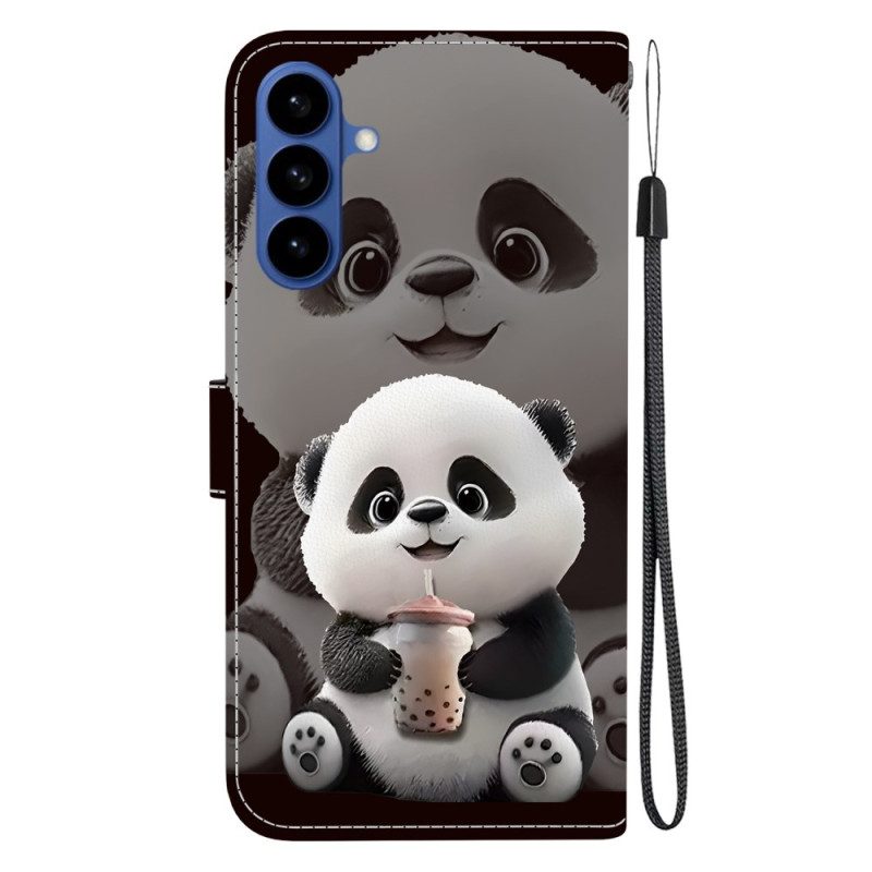 Nahkakotelo Samsung Galaxy S26 Pieni Panda
