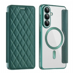 Nahkakotelo Samsung Galaxy S26 Rfid-korttikotelo Ja Pehmustettu Linssinsuojus