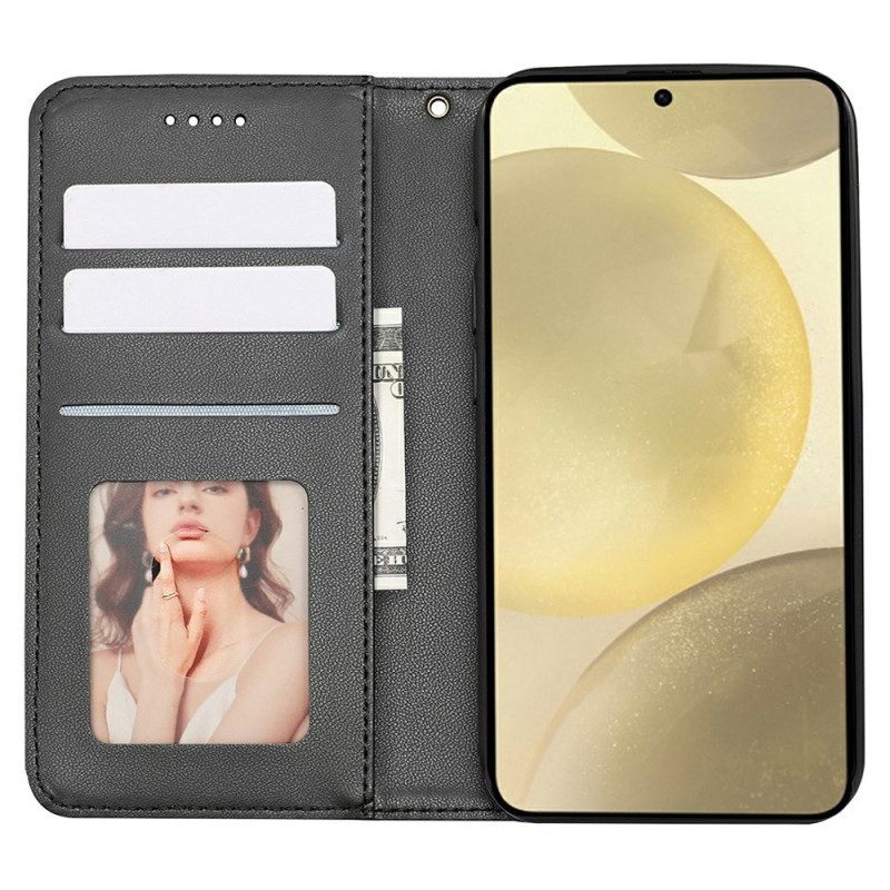 Nahkakotelo Samsung Galaxy S26 Ruudukkokuvio