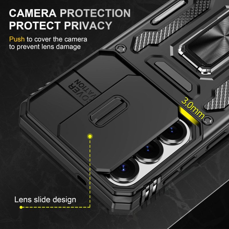 Puhelinkuoret Samsung Galaxy S26 Jalusta Ja Liukuva Kameransuoja