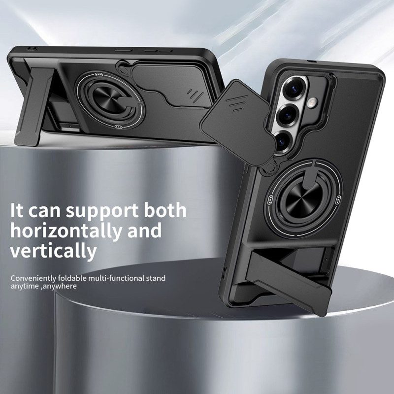 Puhelinkuoret Samsung Galaxy S26 Magneettinen Taittuva Sormusteline Ja Kamerasuoja