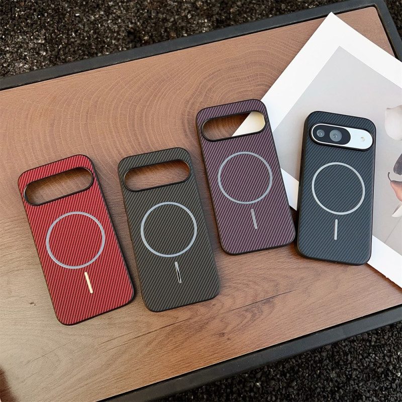 Case Google Pixel 10 / 10 Pro Puhelinkuoret Magsafe-yhteensopiva Hiilikuitukuvio