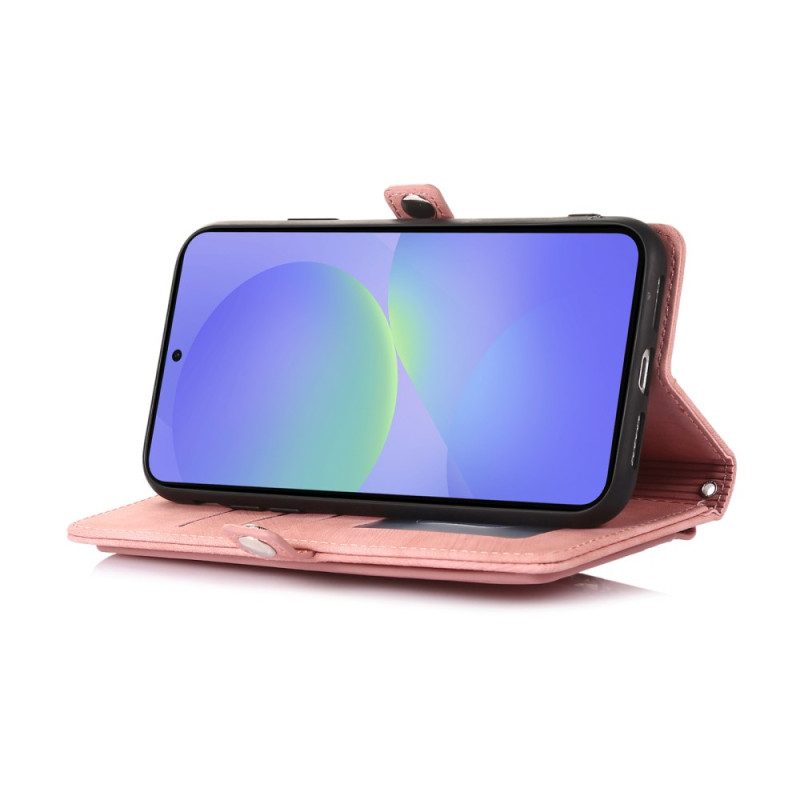 Kotelot Google Pixel 10 / 10 Pro / 9 / Pro-efekti -lompakko Mokkanahka