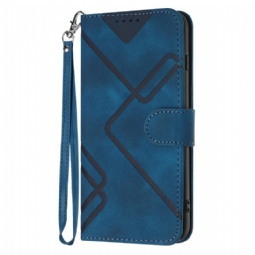 Kotelot Google Pixel 10 / 10 Pro Puhelinkuoret Geometriset Viivat Ja Hihna