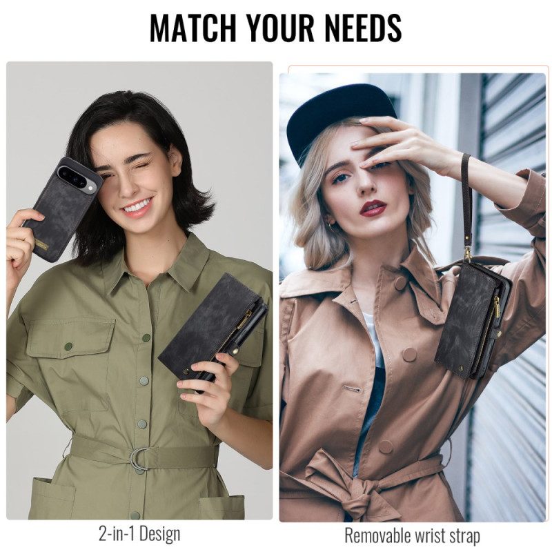 Kotelot Google Pixel 10 / 10 Pro Puhelinkuoret Irrotettava Kotelo Ja Rannehihna