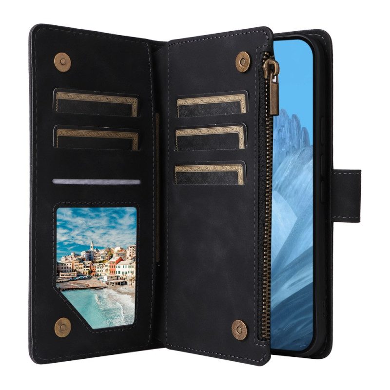 Kotelot Google Pixel 10 / 10 Pro Vetoketjullinen Pussukkalompakko