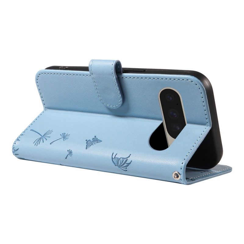 Kotelot Google Pixel 10 / 10 Pro Voikukkakuvioinen Hihna Suojakuori