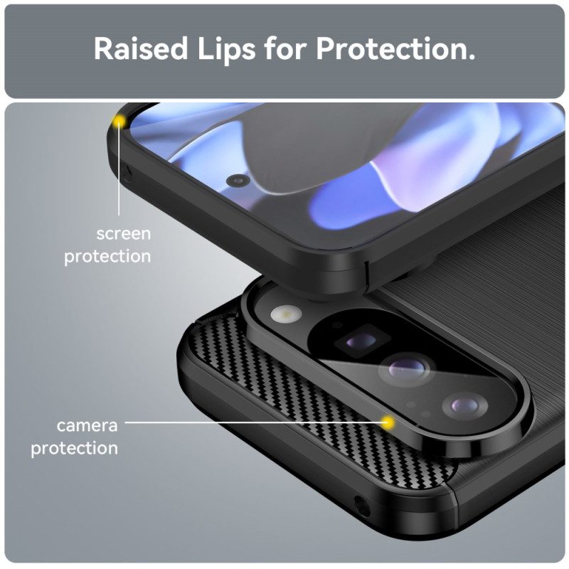 Kuori Google Pixel 10 / 10 Pro Harjattu Hiilikuitu