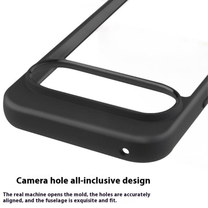 Kuori Google Pixel 10 / 10 Pro Kirkas Muotoilu Silikonireunuksella