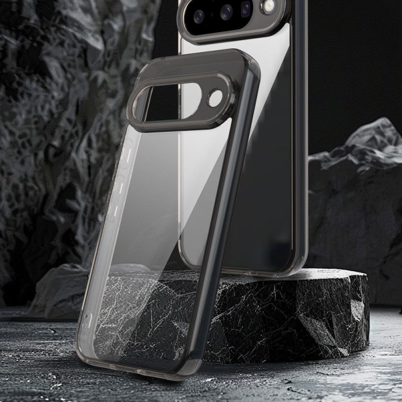 Kuori Google Pixel 10 / 10 Pro Läpinäkyvä Metallireunuksella