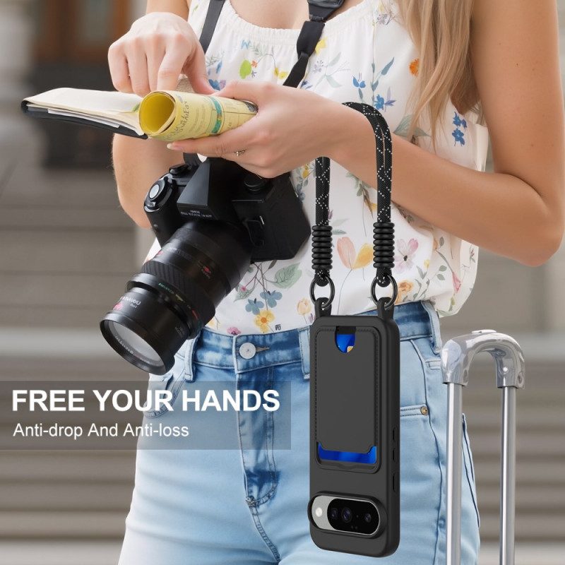 Kuori Google Pixel 10 / 10 Pro Nauhallinen Korttikotelo