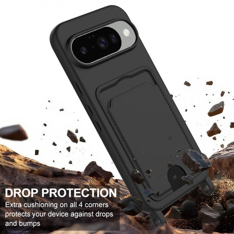 Kuori Google Pixel 10 / 10 Pro Nauhallinen Korttikotelo