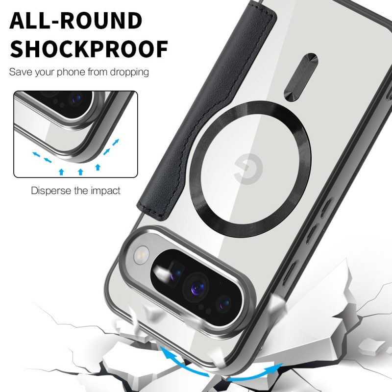 Nahkakotelo Google Pixel 10 / 10 Pro Magsafe-yhteensopiva Rfid-suojauksen Kanssa