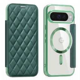 Nahkakotelo Google Pixel 10 / 10 Pro Magsafe-yhteensopiva Tikattu