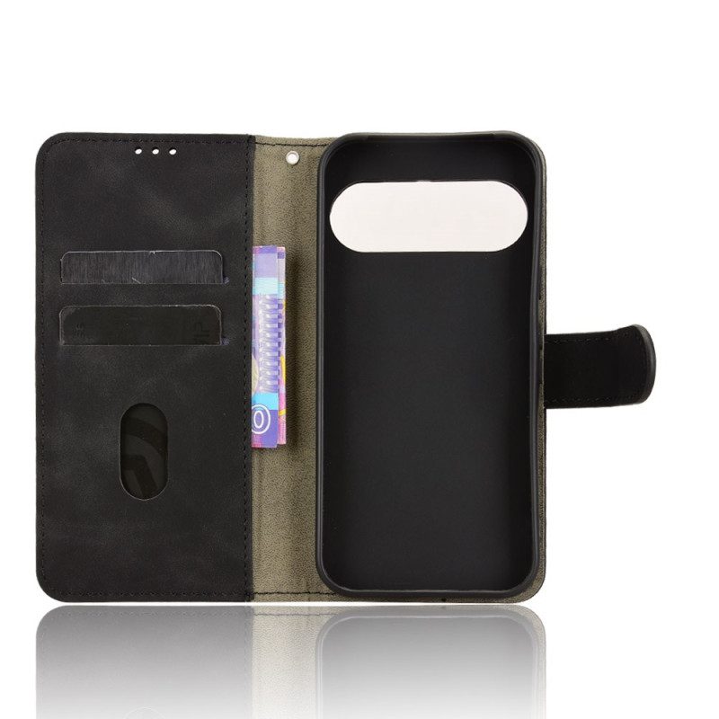 Nahkakotelo Google Pixel 10 / 10 Pro Mokkanahkakuvioinen