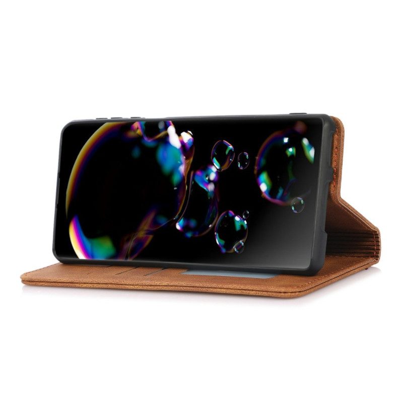 Nahkakotelo Google Pixel 10 / 10 Pro Mokkanahkakuvioinen