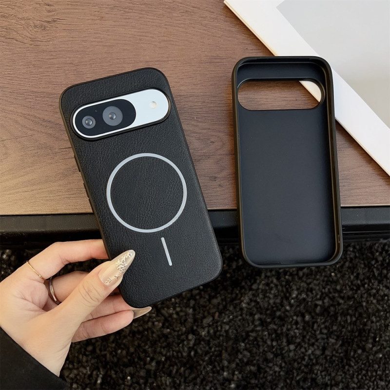 Puhelinkuoret Google Pixel 10 / 10 Pro Magsafe-yhteensopiva Nahkaefekti