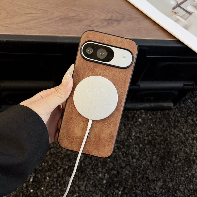 Puhelinkuoret Google Pixel 10 / 10 Pro Magsafe-yhteensopiva Nahkaefekti