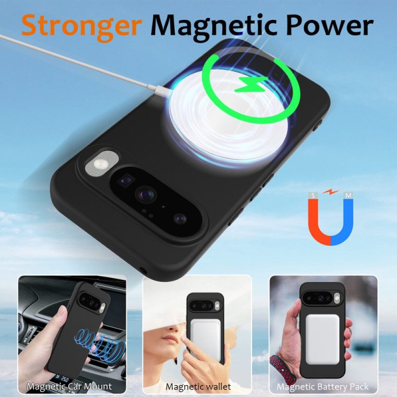 Puhelinkuoret Google Pixel 10 / 10 Pro Magsafe-yhteensopiva Silikoninauha