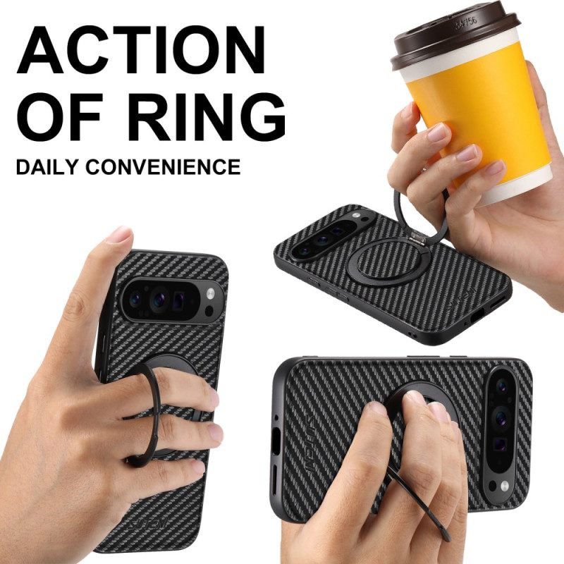 Puhelinkuoret Google Pixel 10 / 10 Pro Suteni 360 Astetta Kääntyvä Jalusta