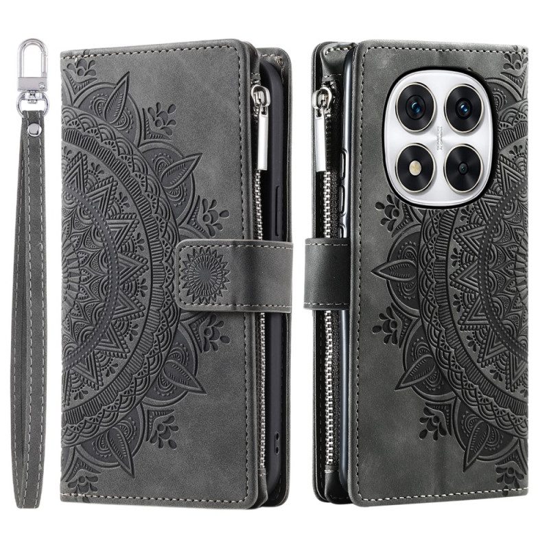 Case Für Xiaomi Redmi Note 14 Pro 5g Mandala-wildleder-effekt Wallet