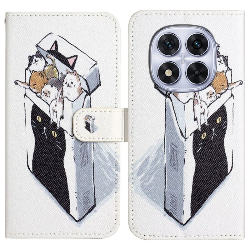 Kotelot Xiaomi Redmi Note 14 Pro 5g Kissat Laatikossa