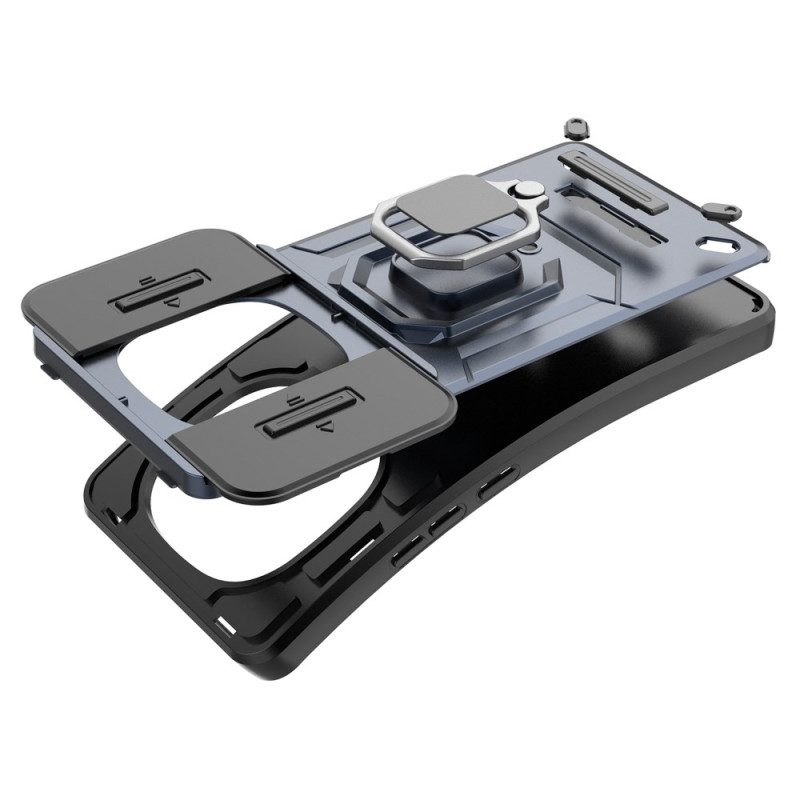 Kuori Xiaomi Redmi Note 14 Pro 5g Kestävä Sormuksenpidike Ja Linssinsuoja