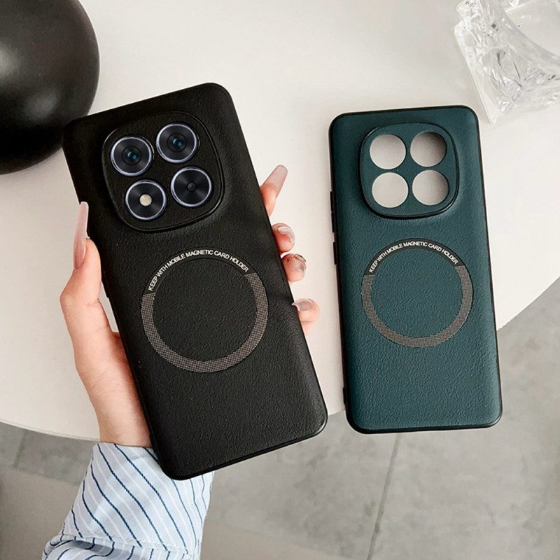 Kuori Xiaomi Redmi Note 14 Pro 5g Magsafe-yhteensopiva Nahkaefekti