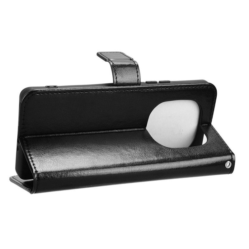 Lederhüllen Xiaomi Redmi Note 14 Pro 5g Auffälliges Kunstleder Leder